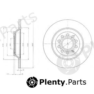  DELPHI part BG4088 Brake Disc
