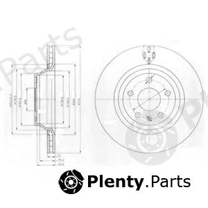  DELPHI part BG4090 Brake Disc