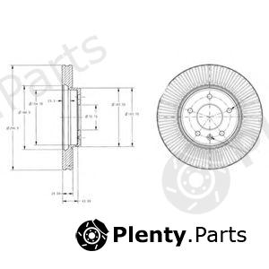  DELPHI part BG4092 Brake Disc