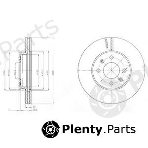  DELPHI part BG4096 Brake Disc
