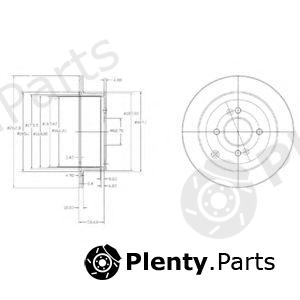  DELPHI part BG4097 Brake Disc
