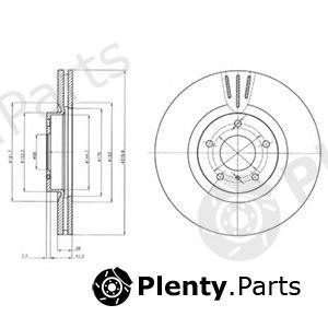  DELPHI part BG4107 Brake Disc