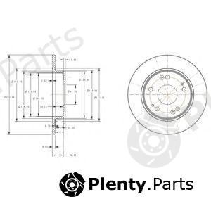  DELPHI part BG4118 Brake Disc