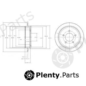  DELPHI part BG4121 Brake Disc