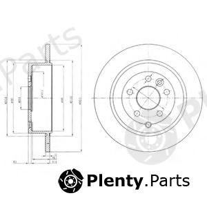  DELPHI part BG4124 Brake Disc