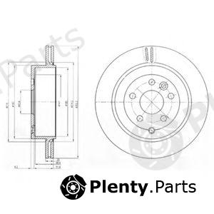  DELPHI part BG4125 Brake Disc