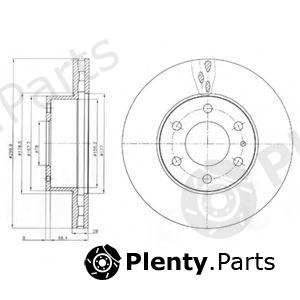  DELPHI part BG4100 Brake Disc