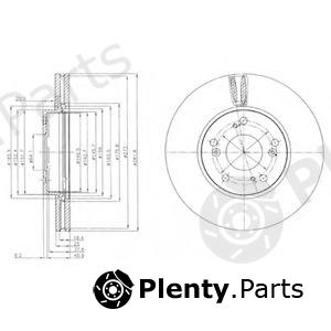  DELPHI part BG4119 Brake Disc
