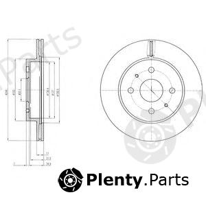  DELPHI part BG4128 Brake Disc