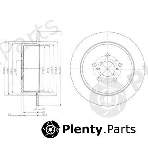  DELPHI part BG4129 Brake Disc