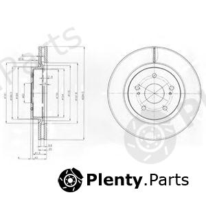  DELPHI part BG4131 Brake Disc