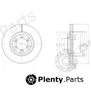  DELPHI part BG4133 Brake Disc