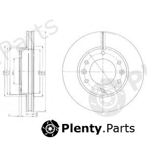  DELPHI part BG4137 Brake Disc