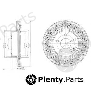  DELPHI part BG4142 Brake Disc