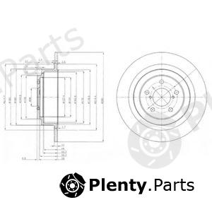  DELPHI part BG4154 Brake Disc