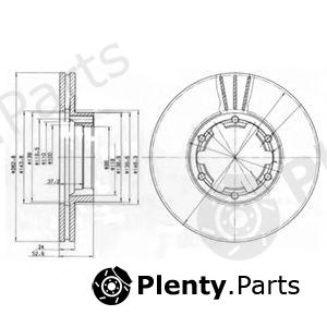  DELPHI part BG4140 Brake Disc