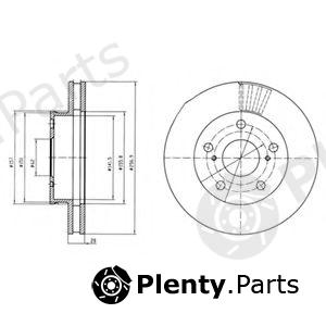  DELPHI part BG4181 Brake Disc