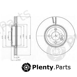  DELPHI part BG4184 Brake Disc