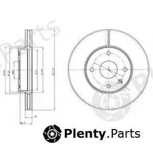 DELPHI part BG4193 Brake Disc