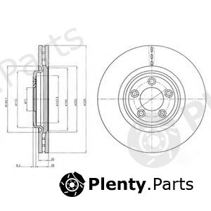  DELPHI part BG4203 Brake Disc