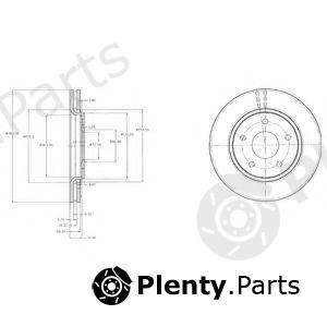  DELPHI part BG4212 Brake Disc