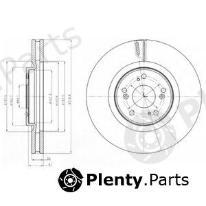  DELPHI part BG4225 Brake Disc
