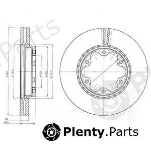  DELPHI part BG4210 Brake Disc