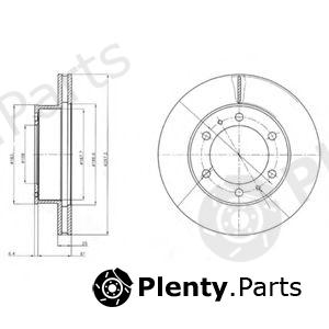  DELPHI part BG4211 Brake Disc