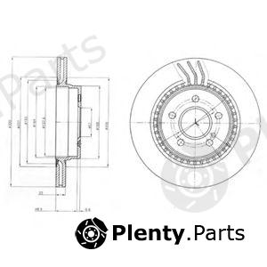  DELPHI part BG4226 Brake Disc