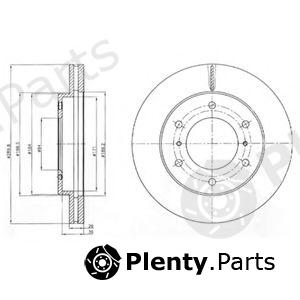  DELPHI part BG4229 Brake Disc