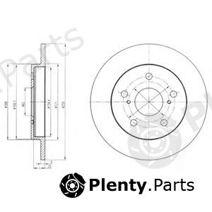  DELPHI part BG4233 Brake Disc