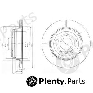  DELPHI part BG4243 Brake Disc
