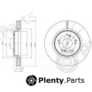  DELPHI part BG4250 Brake Disc
