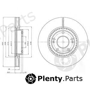  DELPHI part BG4251 Brake Disc