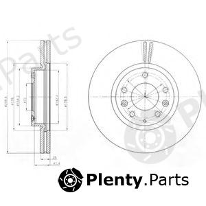  DELPHI part BG4255 Brake Disc