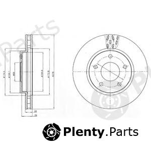  DELPHI part BG4258 Brake Disc