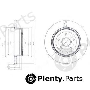  DELPHI part BG4287 Brake Disc