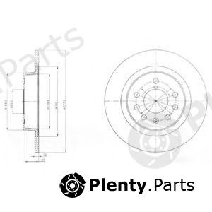  DELPHI part BG4300 Brake Disc