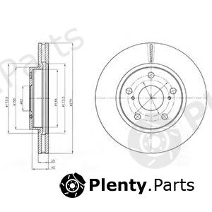  DELPHI part BG4304 Brake Disc
