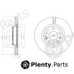  DELPHI part BG4316 Brake Disc