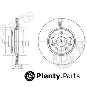  DELPHI part BG4317 Brake Disc