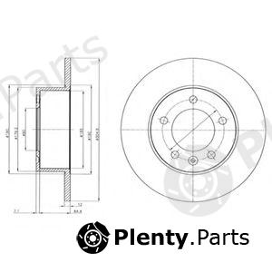 DELPHI part BG4320 Brake Disc