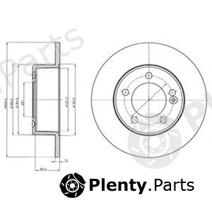  DELPHI part BG4321 Brake Disc