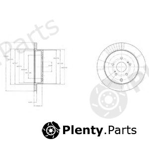  DELPHI part BG4329 Brake Disc