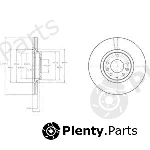  DELPHI part BG4332 Brake Disc