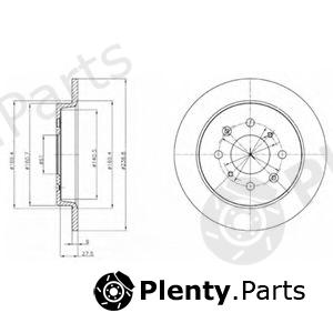  DELPHI part BG4334 Brake Disc