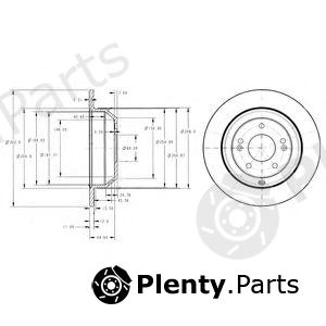  DELPHI part BG4335 Brake Disc