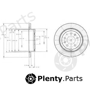  DELPHI part BG4336 Brake Disc