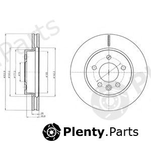  DELPHI part BG4343 Brake Disc