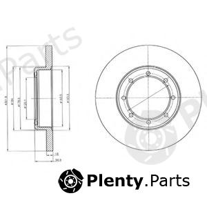  DELPHI part BG4344 Brake Disc